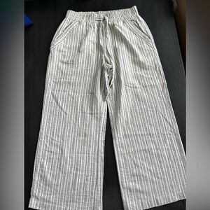 Sienna Sky Size Large Wideleg‎ Drawstring Pockets Elastic Stretch Pants